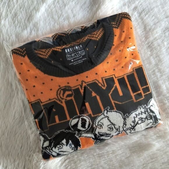 Haikyu!! Karasuno Crows Chibi Team Holiday Sweater - Picture 3 of 4